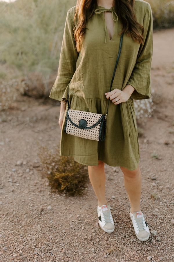 Ainsley Crossbody & Clutch Bag in Black