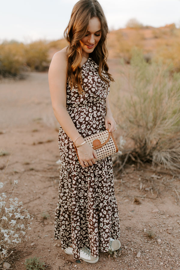 Ainsley Crossbody & Clutch Bag in Camel