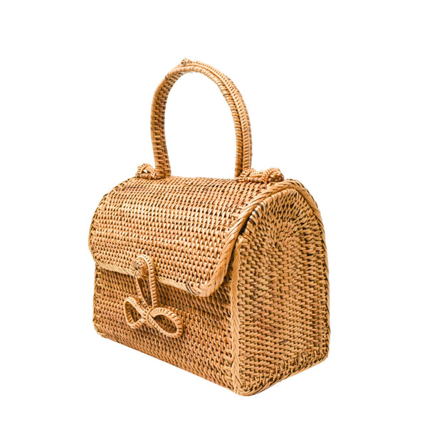 ALICE RATTAN HANDBAG