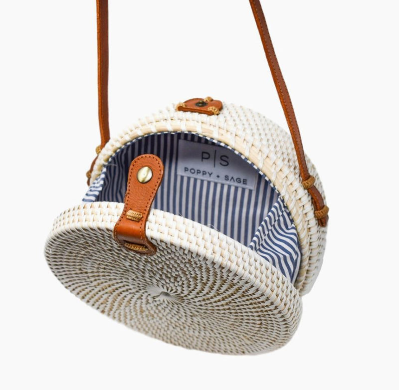 Camilla Crossbody Raffia Bag