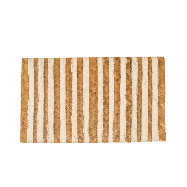 CLAIRE CLUTCH - HONEY STRIPE