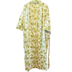 DAHLIA LOUNGE ROBE IN CELADON GREEN