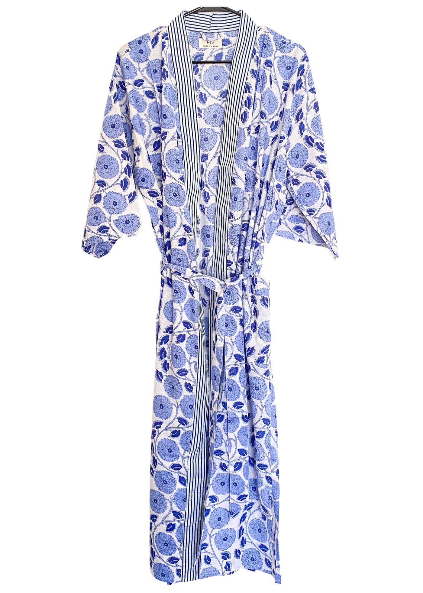 dahlia lounge robe in cornflower blue dahlia lounge robe in cornflower blue