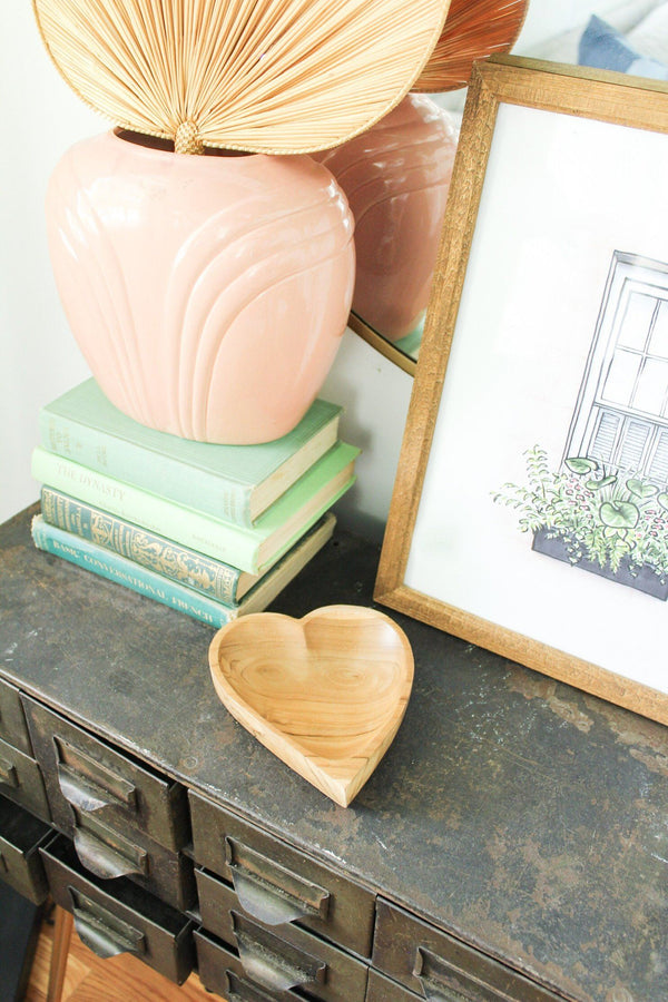 Heart Teak Bowl