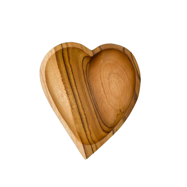 Heart Teak Bowl