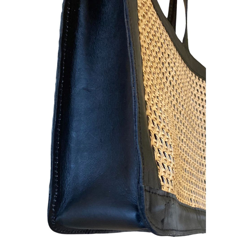 Juliette Cane Leather Tote