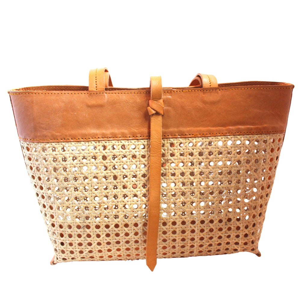 Designer Straw Handbag - Wicker Purse EC