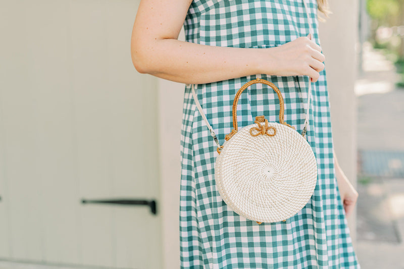 MILLY BAG IN WHITE & TAN