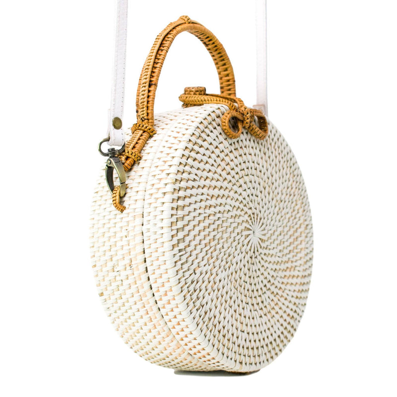 MILLY BAG IN WHITE & TAN