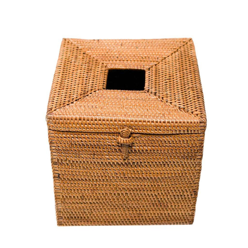 HONEY RATTAN TISSUE BOX