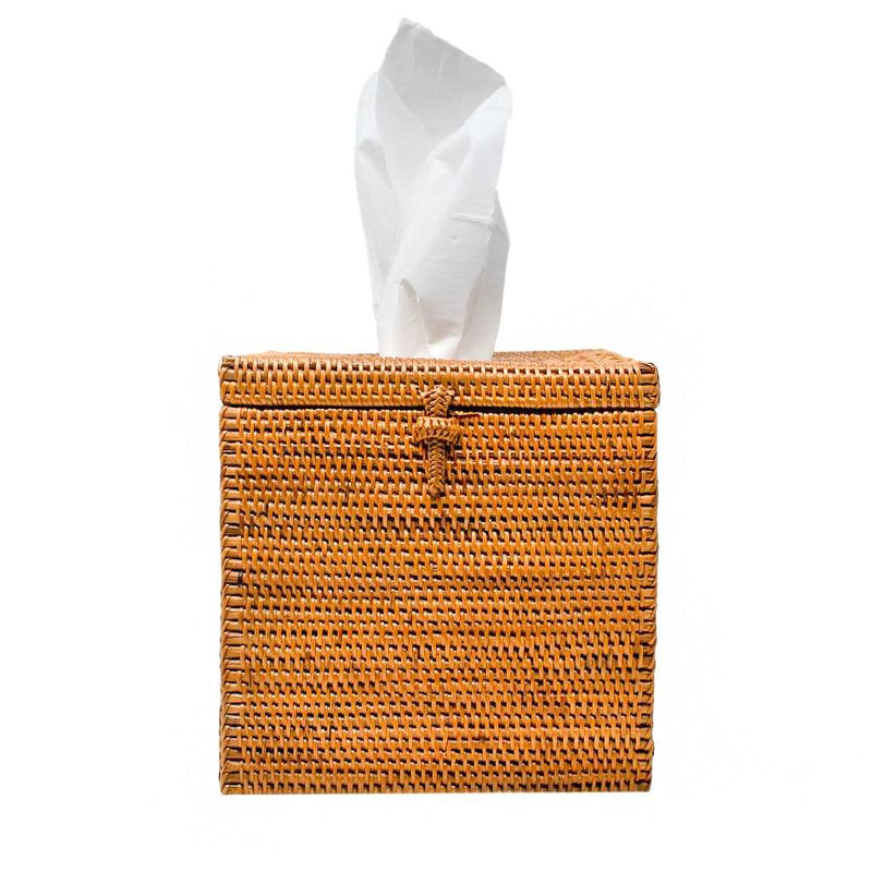 HONEY RATTAN TISSUE BOX