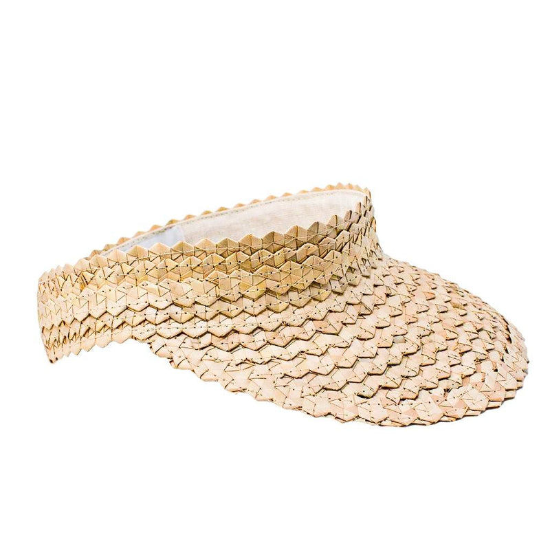 (Set of 5) STRAW SUN VISOR - NATURAL