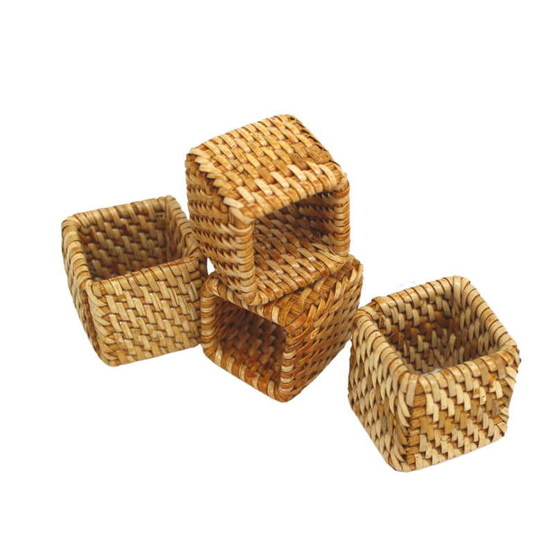 Square Napkin Ring Set