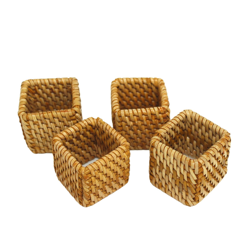 Square Napkin Ring Set