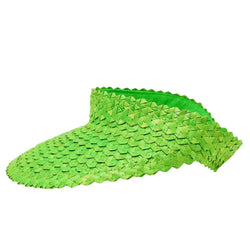 STRAW SUN VISOR - Green