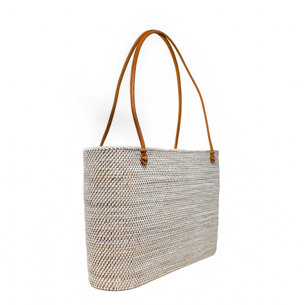 HARPER TOTE IN WHITE